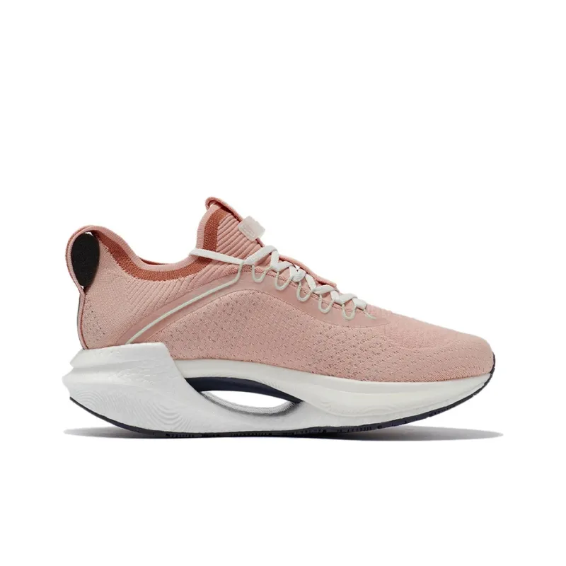 LiNing Jueying Essential Slip Resistant, Abrasion Resistant, Lightweight Low Top Running Shoes Women's Sand Orange-1