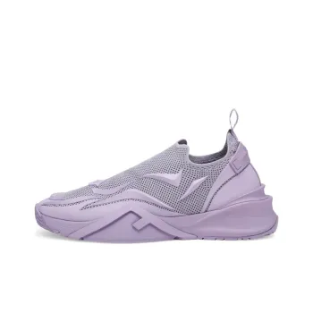 FENDI Flow Logo Engraved Low Top Sneakers