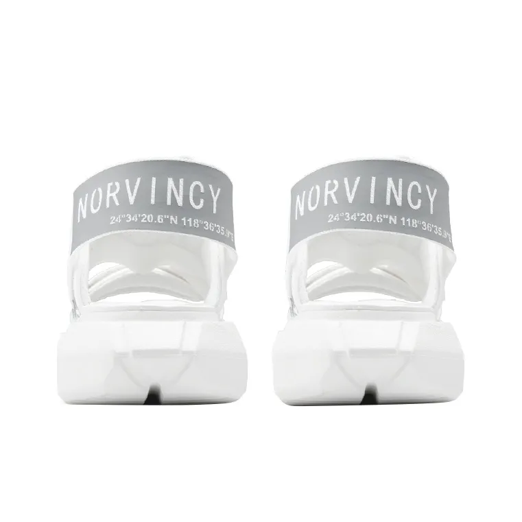 NORVINCY Soft Sole Hook and Loop Trendy Beach Sandals-3