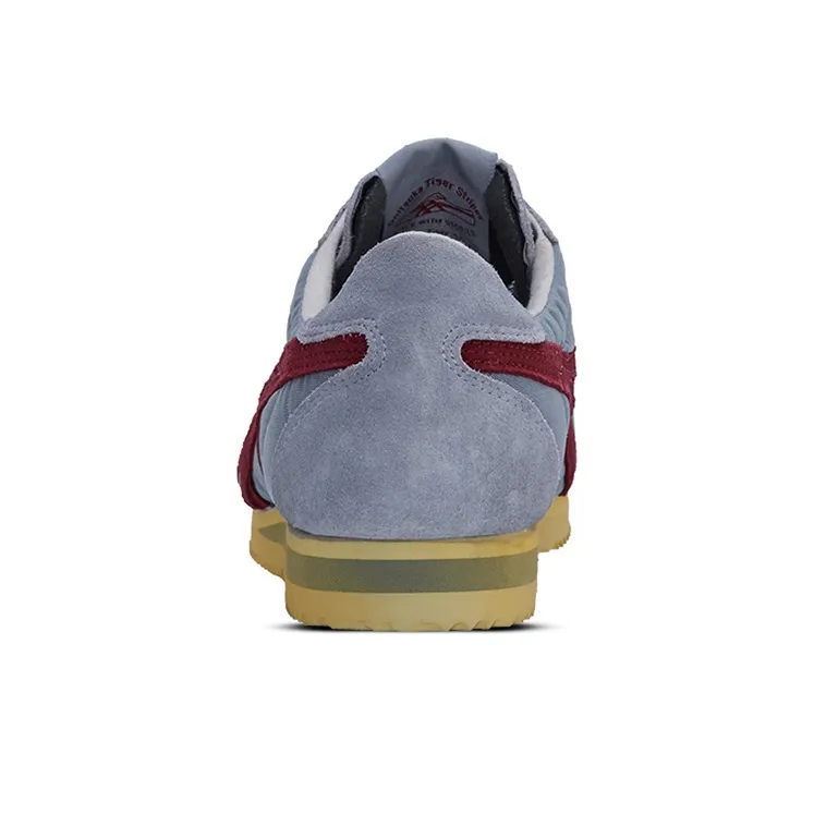 Onitsuka Tiger Corsair Vin Slip Resistant Low Top Casual Shoes Unisex Gray Red-4
