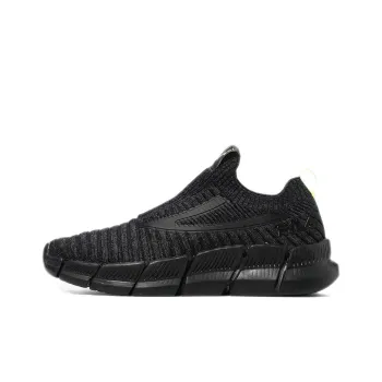 FILA Shock Absorbers With Slip Resistant And Abrasion Resistant Properties Low Top Casual Shoes Unisex Black
