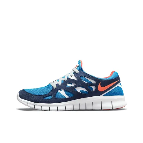 Nike Free Run 2 Light Photo Blue Orange