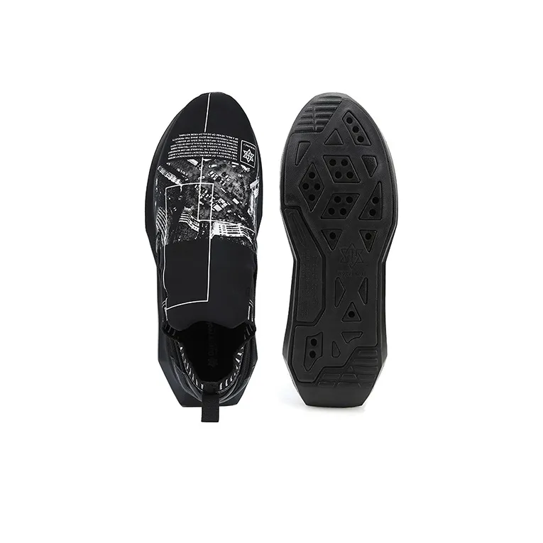 NORVINCY Running Shoes Unisex Low Top Black-2