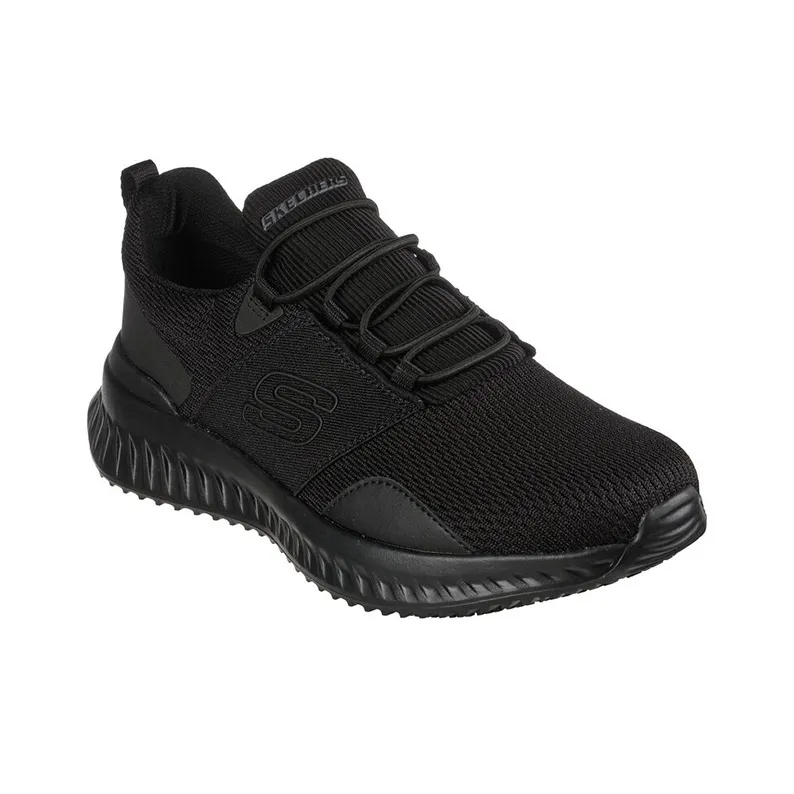 Skechers Work Casual Shoes Men Low-Top All Black-2