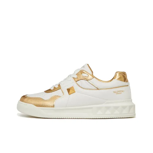Valentino One Stud Low 'White Brass'