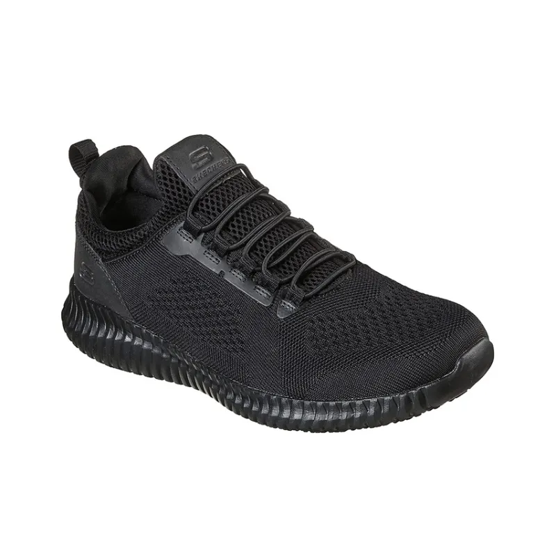 Skechers Relaxed Fit   Cessnock Sr Cushioning Anti Slip And Wear Resistant Mid Top Casual Shoes Men's Black-2