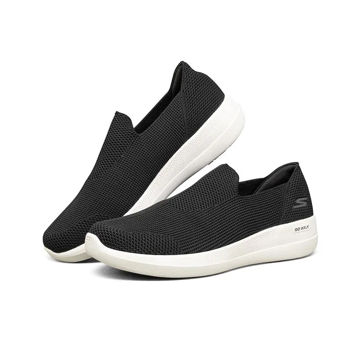 Skechers Go Walk Stability 'Black White'-2