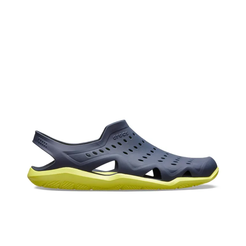 Crocs Swiftwater Clogs Men's Blue Green-1