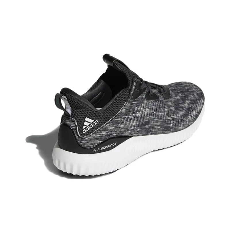 Adidas AlphaBounce Running Shoes Men Low-Top Carbon Black-3
