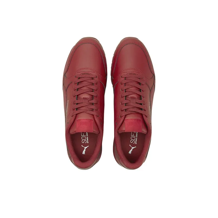 PUMA ST Runner V2 Full L Anti-Slip Wear-Resistant Low-Top Running Shoes Unisex Deep Red-2
