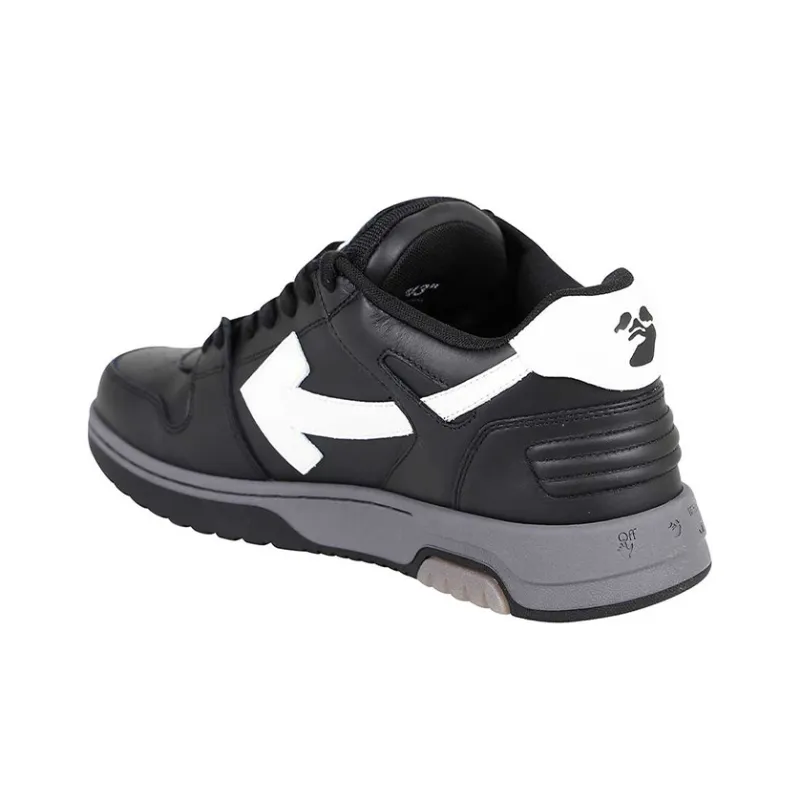 OFF WHITE Out Of Office Ooo Low Tops Black Gray White FW21-4