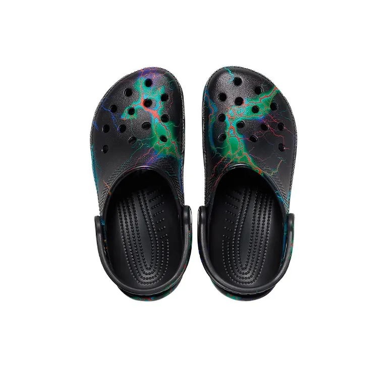 Crocs Classic Clog 'Black Flash'-3