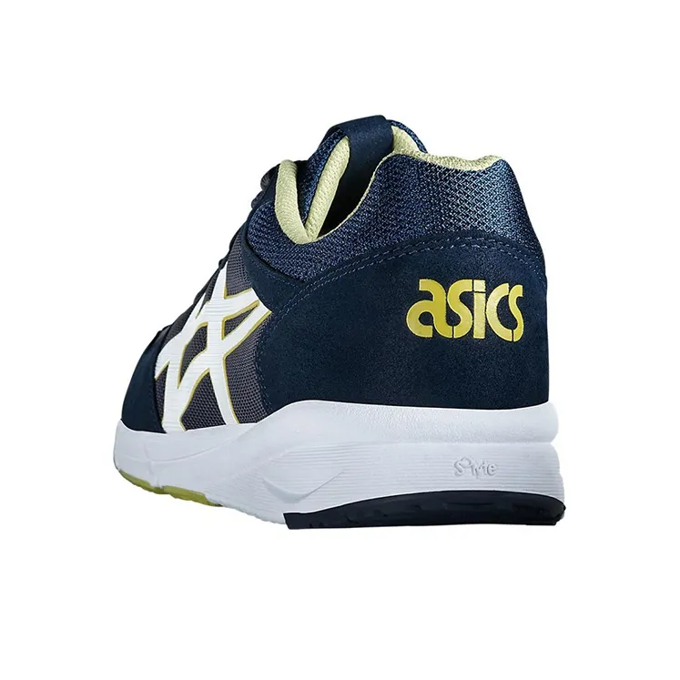 Asics Shaw Runner Cushioned Wear-Resistant Slip-Resistant Low-Top Running Shoes Unisex Blue White-2