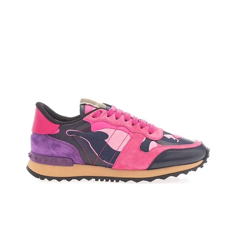 Valentino Women's Rockrunner 'Army Pink'-5