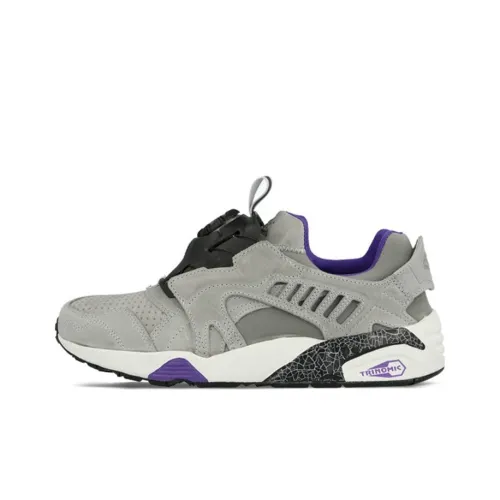 PUMA Disc Blaze Casual Shoes Men Low-Top Gray/Purple