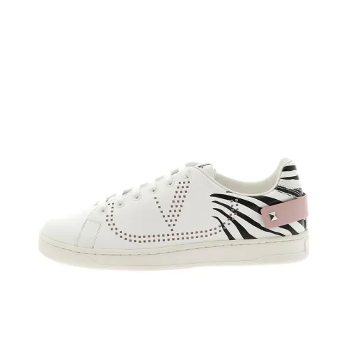 Valentino Garavani Skateboard Shoes Women's Low-Top White/Black