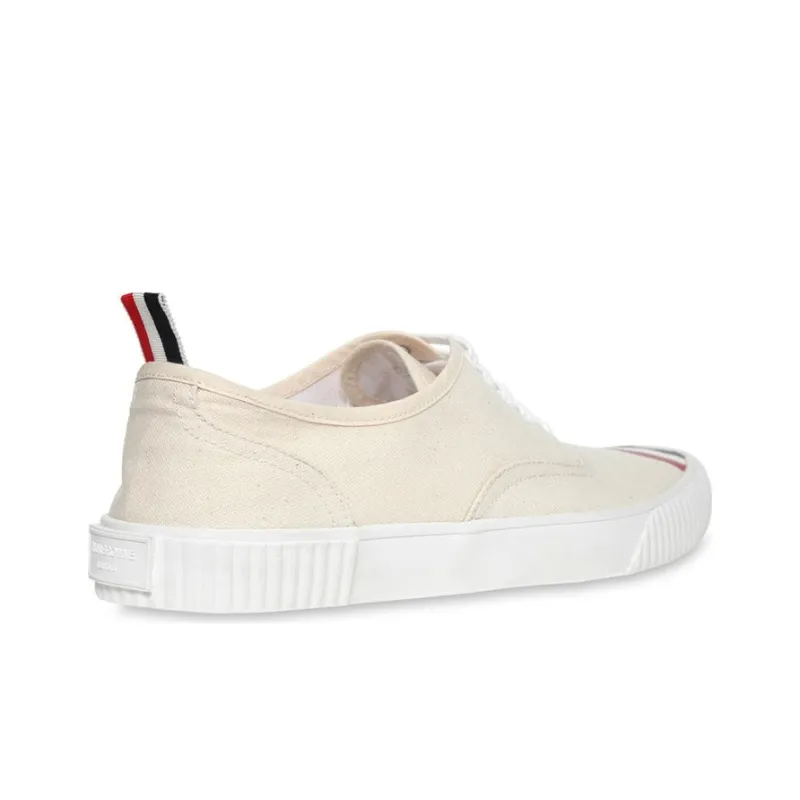 THOM BROWNE Heritage RWB-stripe Canvas Sneakers-2