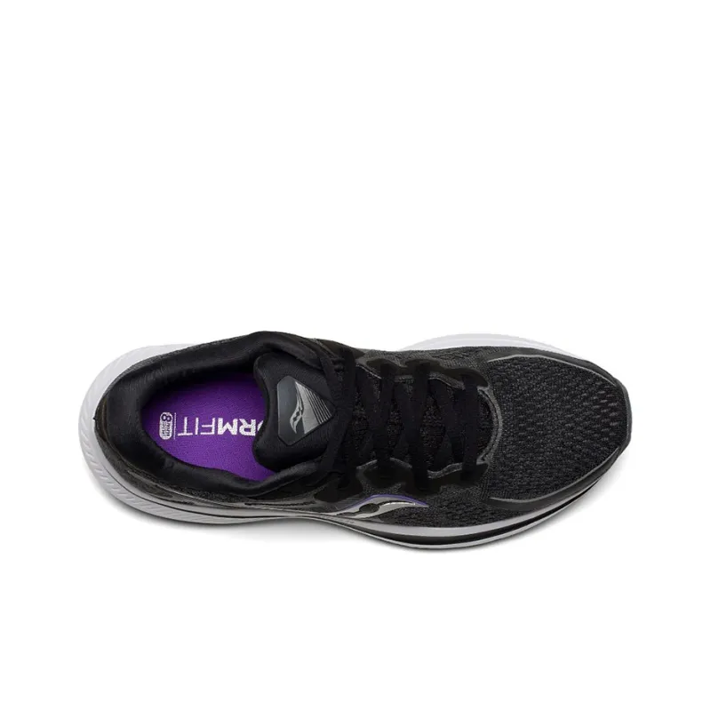 saucony Women's Omni 20 Wide 'Black White'-3