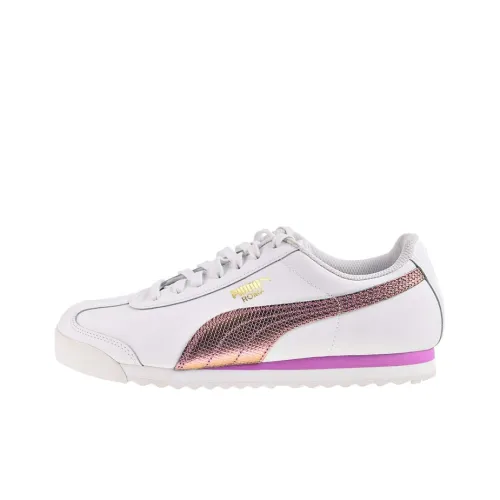 PUMA Roma Running Shoes Men Low-Top White/Pink