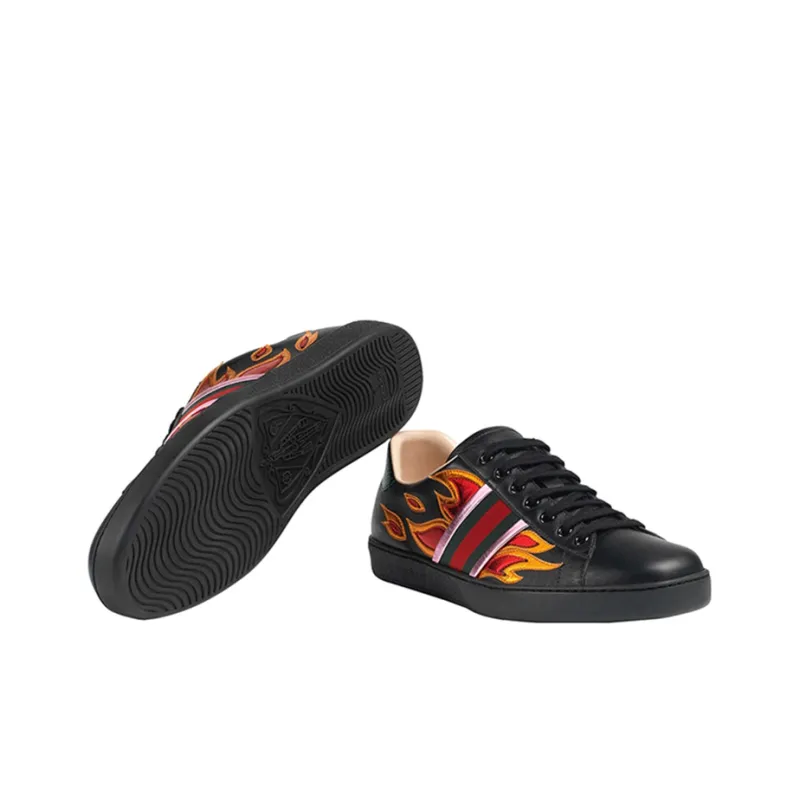 GUCCI Ace 'Black Flames'-4