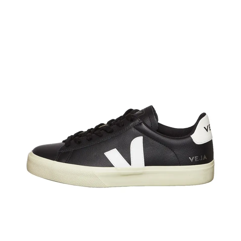 VEJA Campo Skateboard Shoes Unisex Low-Top Black-0