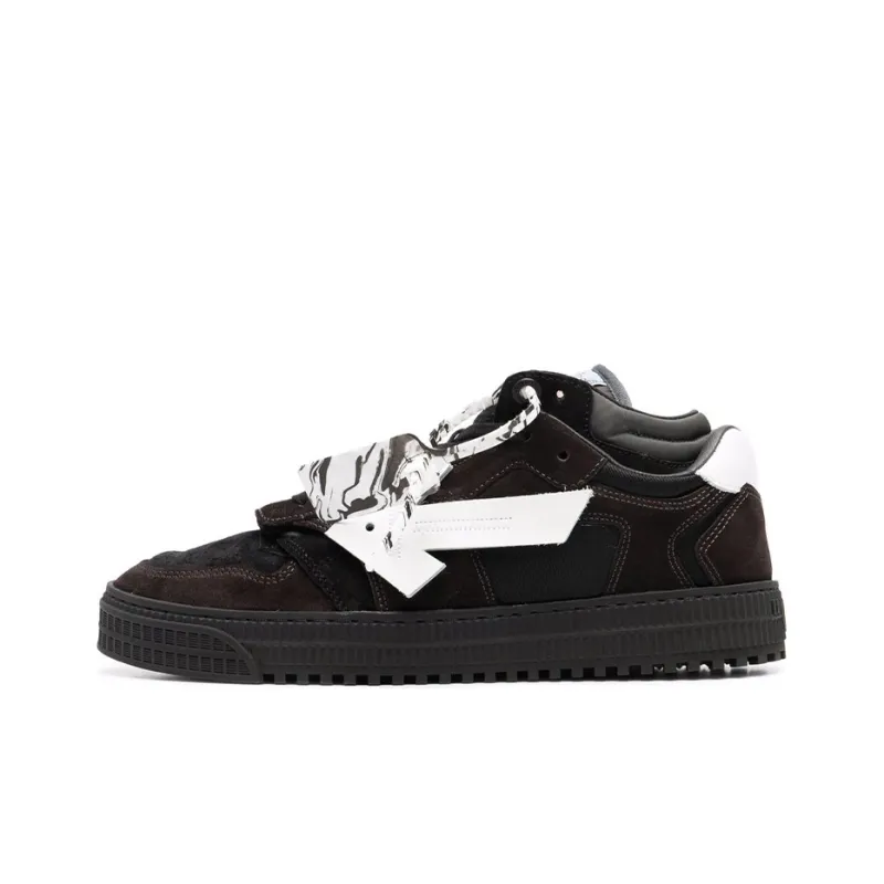 OFF WHITE Floating Arrow Low Black White Black-0
