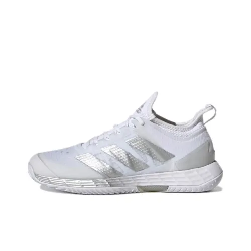 Adidas Adizero Ubersonic 4 White Silver Metallic Women's