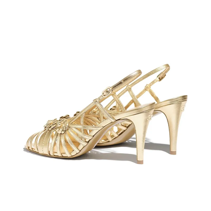 CHANEL One-Strap Sandals Women's-4