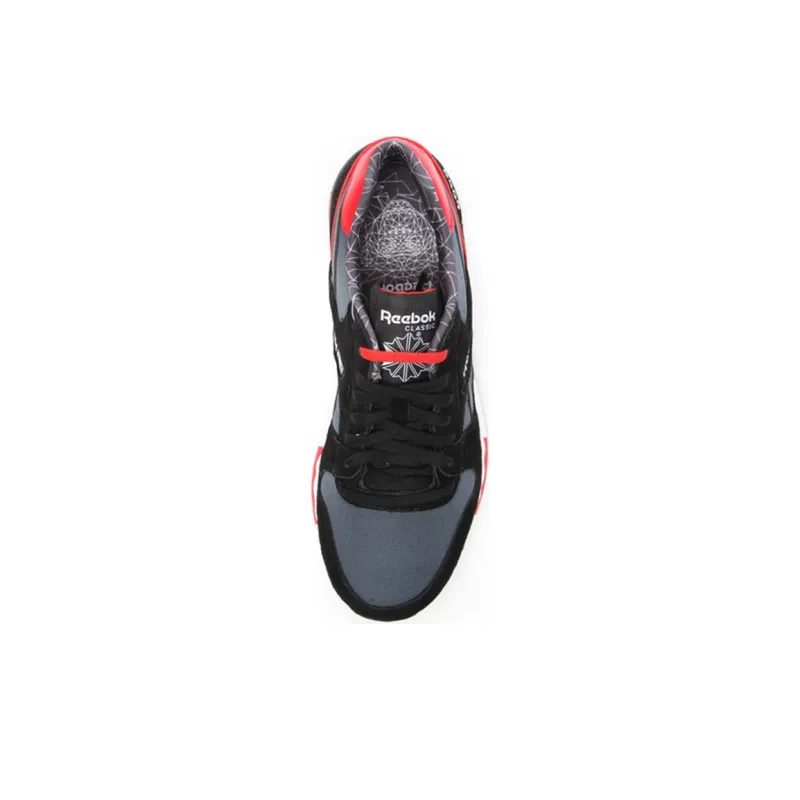 Reebok Gl 6000 CNY Low-Top Running Shoes Unisex Black Gray Red-2