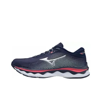 Mizuno Wave Sky 5 Cushioning Anti Slip And Wear Resistant Low Top Running Shoes Women's Blue