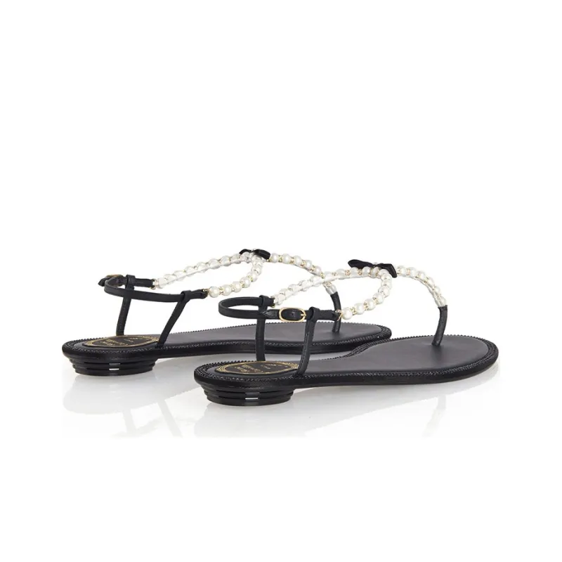 RENE CAOVILLA Eliza Sandal Women's Black-3