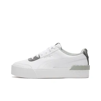 PUMA Carina Lift Snake White/snake Print Low Casual Board Shoes Women's