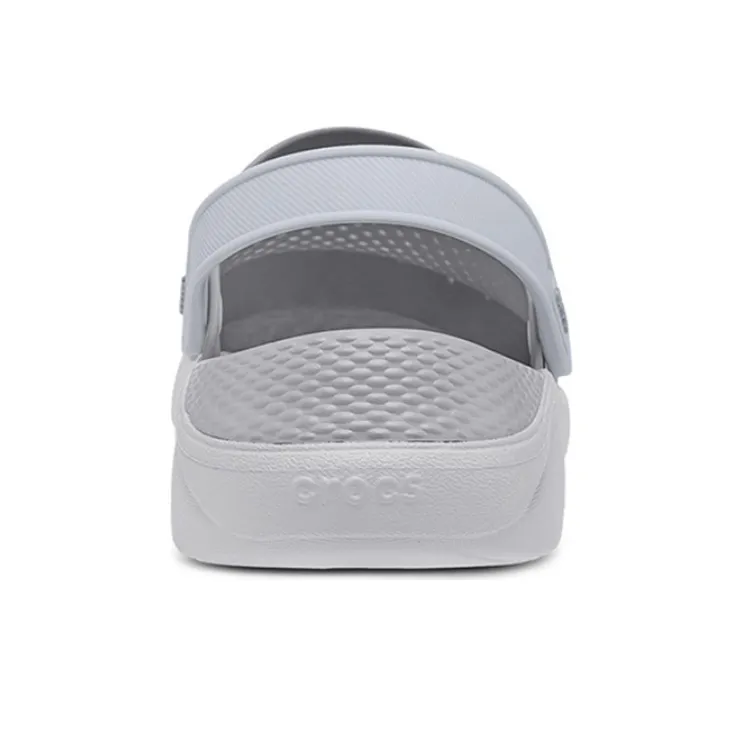Crocs LiteRide Flash Shoes Smoke Grey White Sandals-3