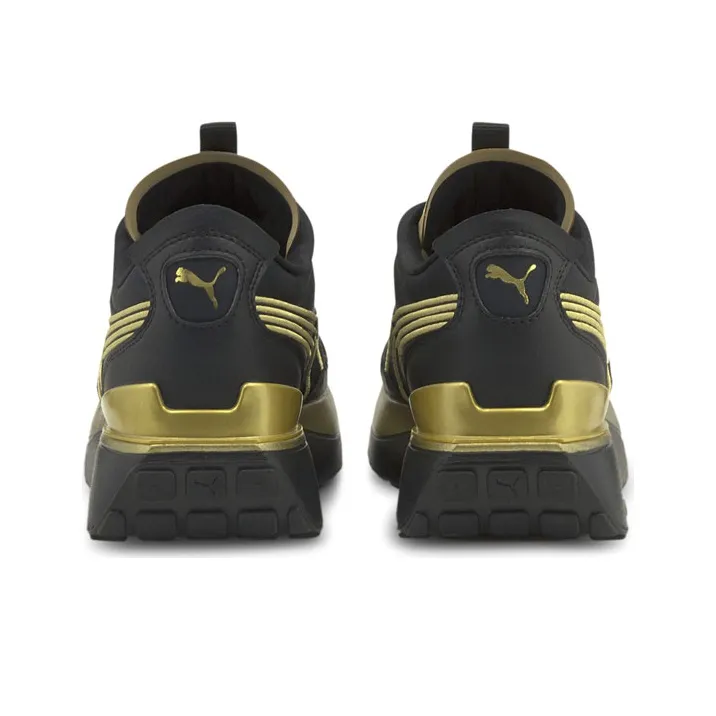PUMA Cruise Rider Trainer Running Shoes Women's Low-Top Black/Gold-2