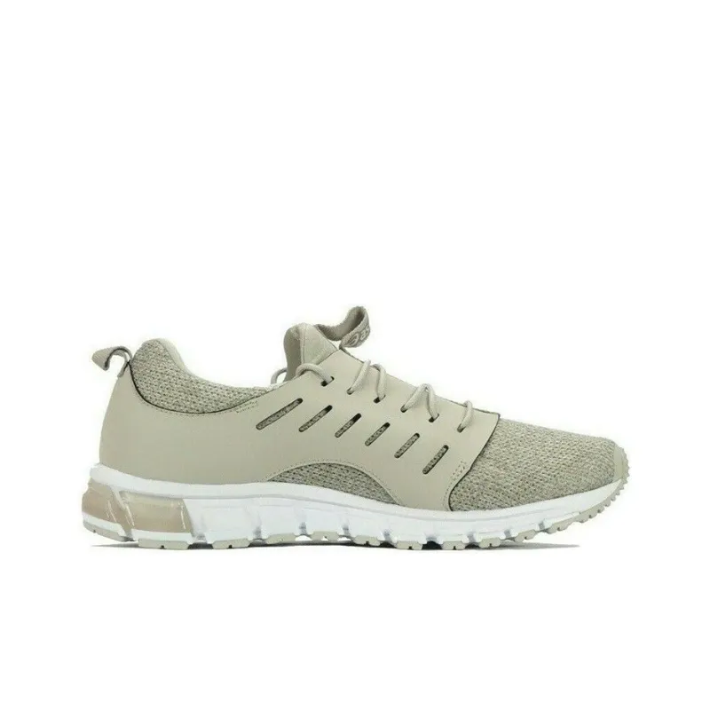 Asics Gel-Quantum 180 Wear-Resistant Low-Top Running Shoes Men's Linen Gray-1