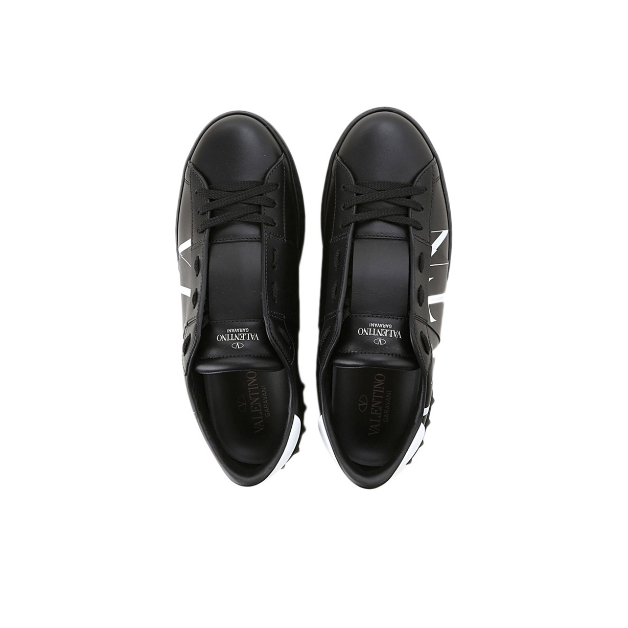 Valentino Garavani Open VLTN Logo Black White - POIZON