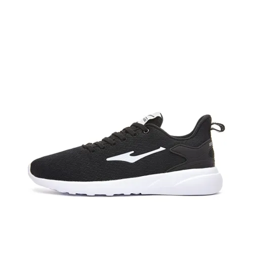 Erke Casual Shoes Men Low-Top Black/White