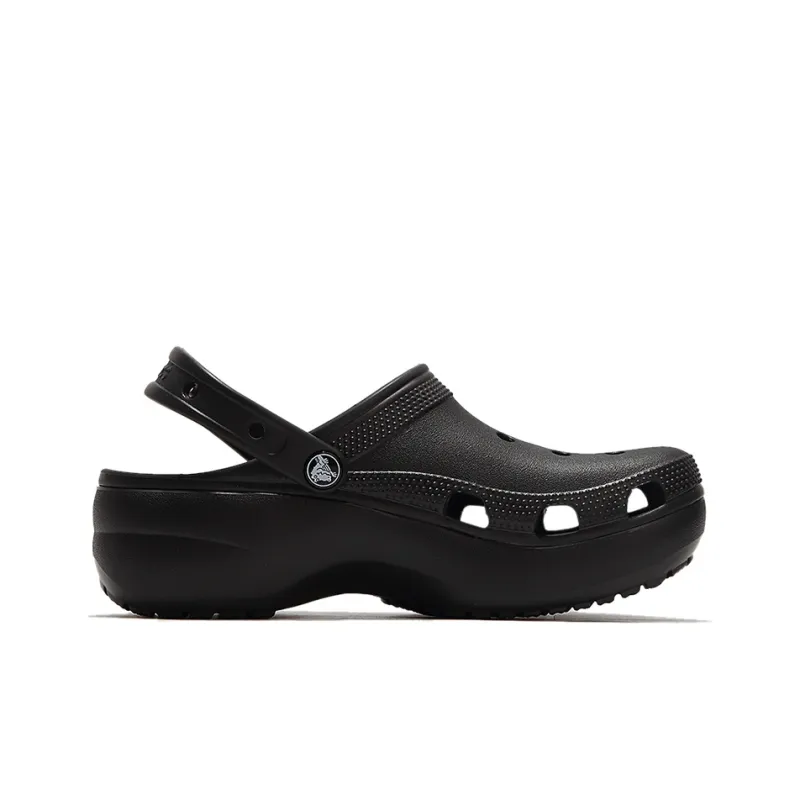 Crocs Classic Platform Clog Black Women's-1