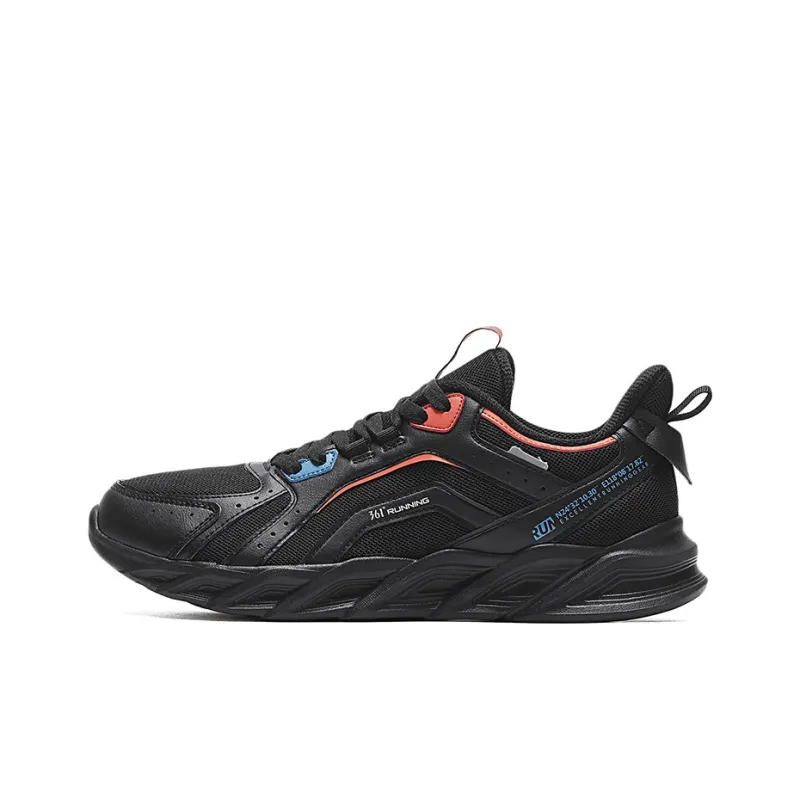 361° Running Shoes Men Low Top Black/Red-0