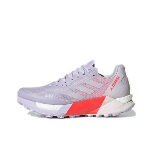 Adidas Terrex Agravic Ultra Trail 'Purple Tint Solar Red' Women's