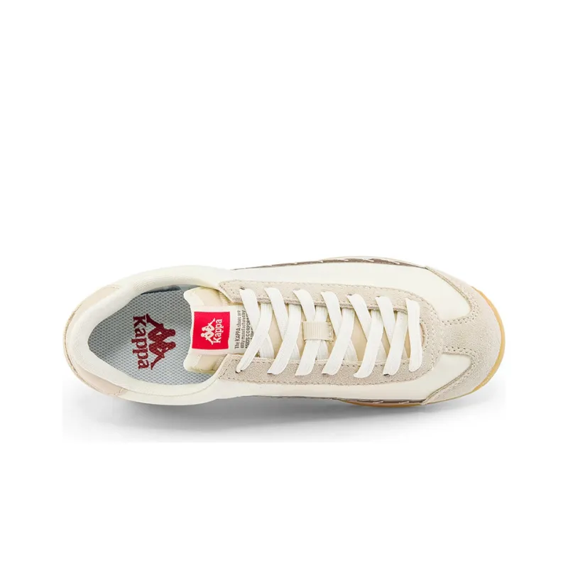 Kappa Coverage Low Top Training Running Shoes Unisex White Brown Khaki Brown-5
