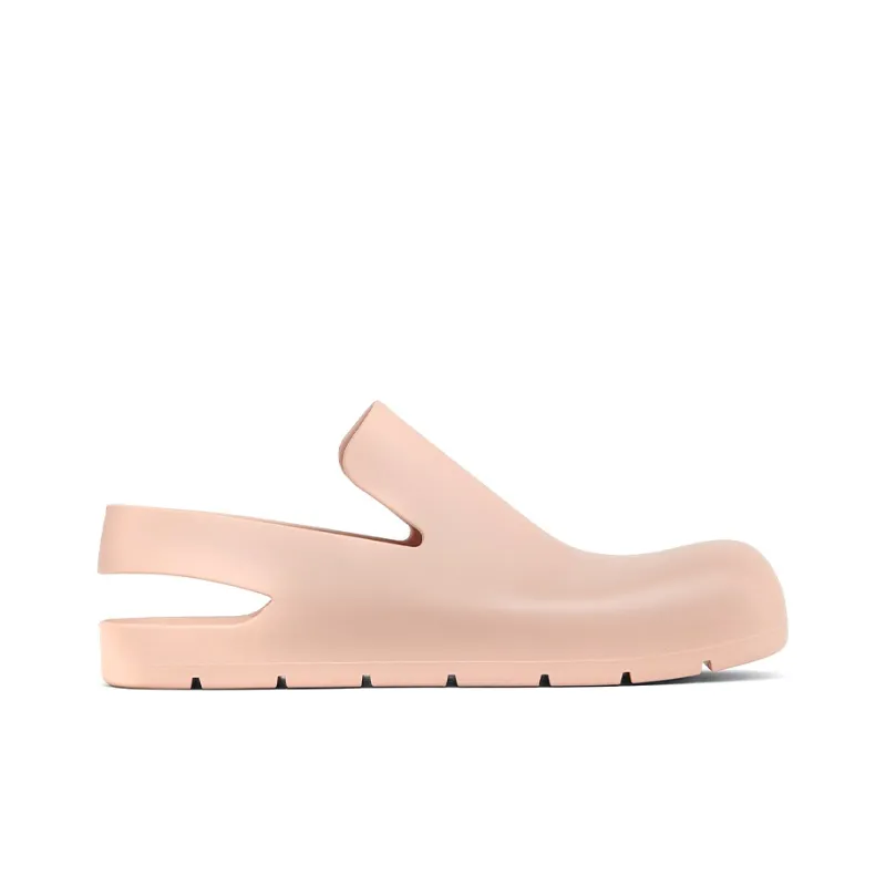 Bottega Veneta Rubber Slingback Puddle Shoe Peach Pink-1