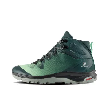 SALOMON GTX WS Shell Cushioning, Slip Resistant, Abrasion Resistant, Waterproof High Top Hiking Shoes
