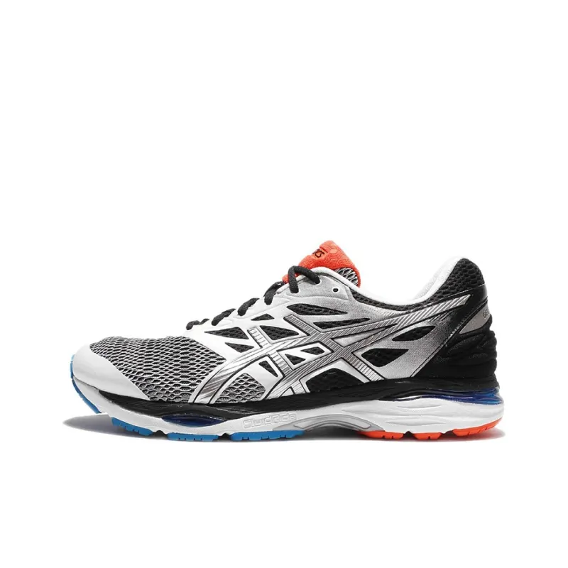 Asics Gel-Cumulus 18 Wear-Resistant Low-Top Running Shoes Men's Gray Black-0
