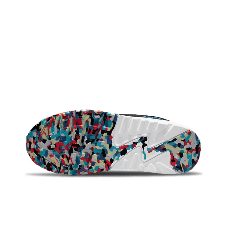 Nike Air Max 90 Cushioning Anti-Slip And Wear-Resistant Coverage Low-Top Running Shoes Women's-5
