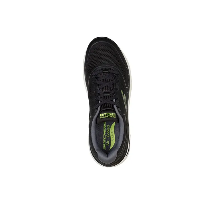 Skechers Go Run Max Cushioning Arch Fit 'Black Lime'-3