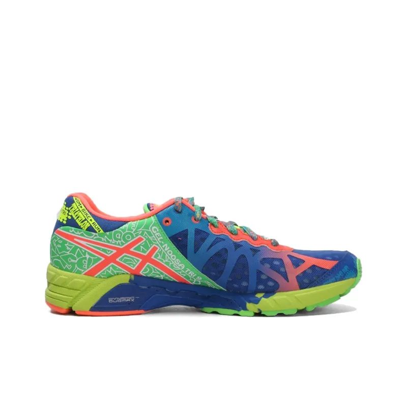 Asics Gel-Noosa Tri 9 Anti-Slip And Wear-Resistant Breathable Low-Top Running Shoes Men's Blue Green-1