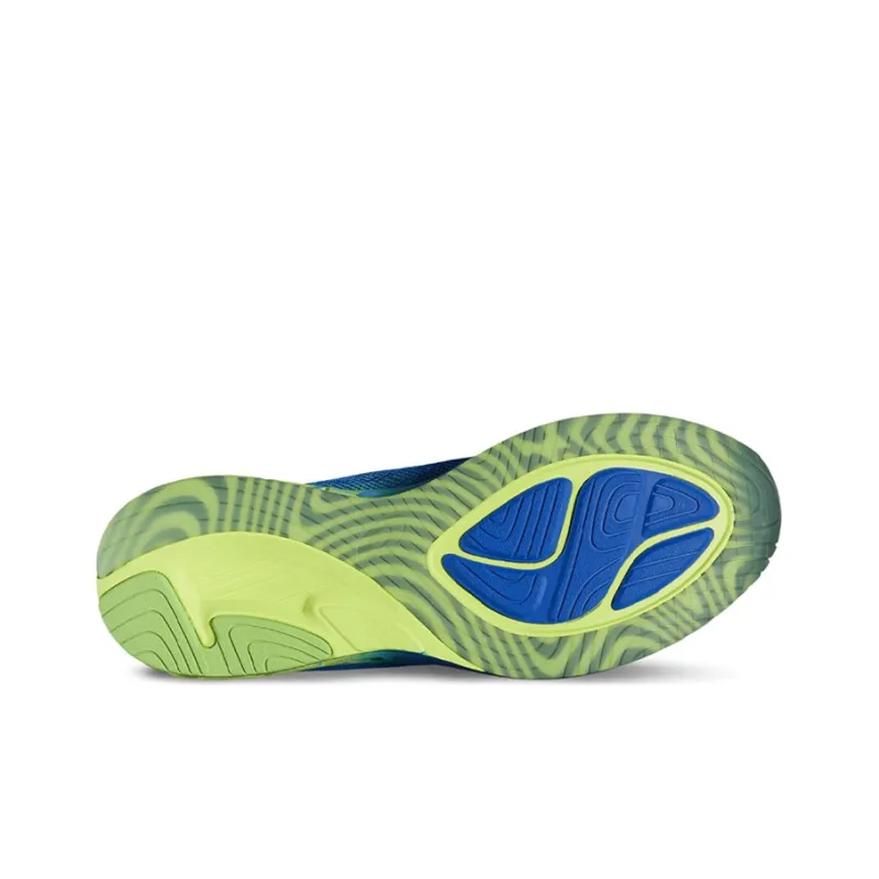 Asics Noosa FF Wear Resistant Low Top Running Shoes Men's Blue Yellow-4