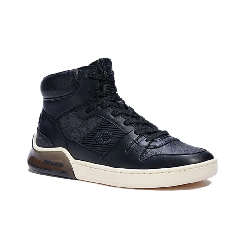 COACH CitySole Stylish Skateboarding Shoes Men's Black-2