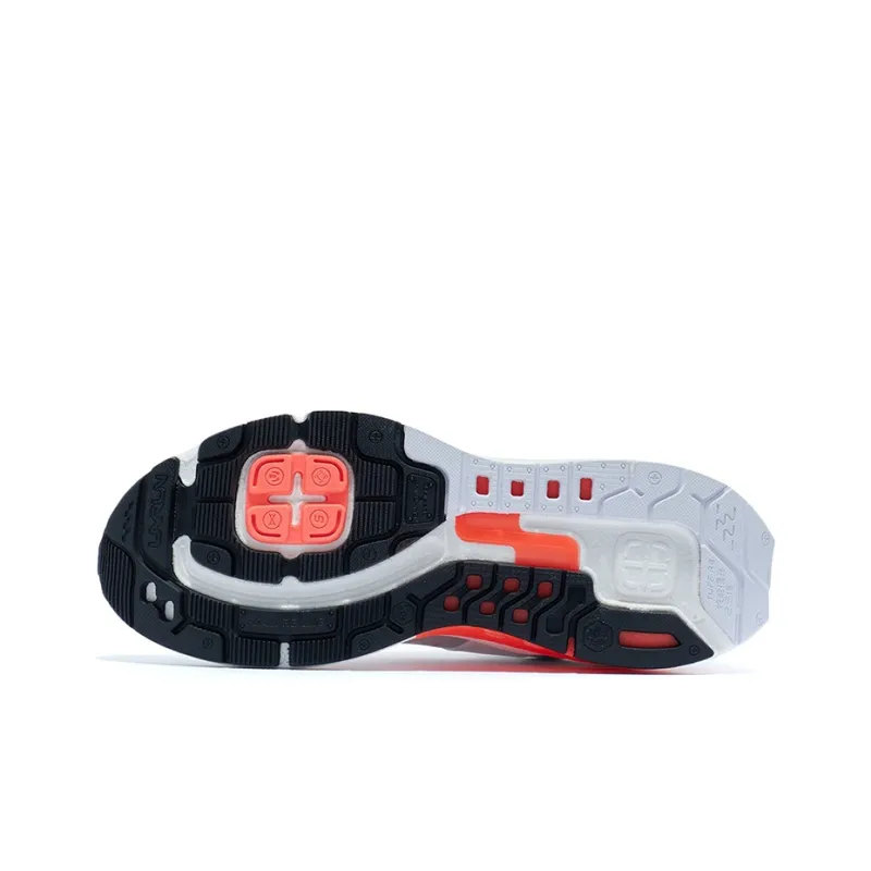 LiNing Furious Rider 5 Cushioning Slip Resistant Low Top Running Shoes White-5